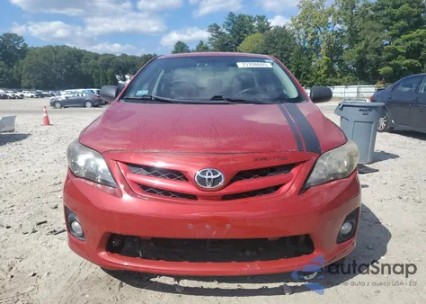 2011 Toyota Corolla Base from USA, damaged, VIN 2T1BU4EE0BC658354